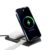 PHİXİ MS10 3 IN 1 MAGNETIC WIRELESS STANDLI ŞARJ SETİ thumbnail 2