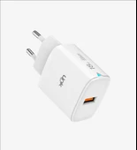 LinkTech C304 Strong 18W Hızlı Şarj Adaptörü Beyaz thumbnail 2