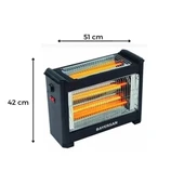 Şömine Tipi Isıtıcı Soba 1800W thumbnail 2