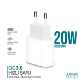 Phixi UPD4118 Ultimate 20W Hızlı Şarj Adaptörü thumbnail 1