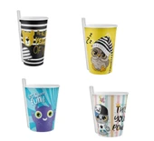 4 Adet Kendinden Pipetli Bardak 400 Ml thumbnail 1