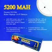 Dreame D10 Bot Robot Süpürge 5200 mAh Batarya thumbnail 3