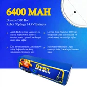 Dreame D10 Bot Robot Süpürge 6400 mAh Batarya thumbnail 3