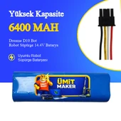 Dreame D10 Bot Robot Süpürge 6400 mAh Batarya thumbnail 1