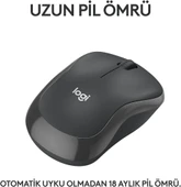 Logitech M240 Bluetooth Kablosuz Kurumsal Mouse - Siyah (910-007182) thumbnail 2