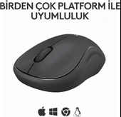 Logitech M240 Bluetooth Kablosuz Kurumsal Mouse - Siyah (910-007182) thumbnail 5