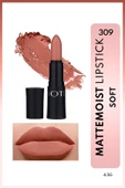 NOTE Mattemoist Lipstick Mat Bitişli Ruj 309 Note Soft - Nude thumbnail 1