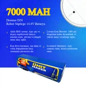 Dreame D20 Robot Süpürge 7000 mAh Batarya thumbnail 3