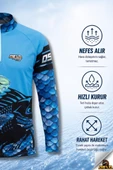 Oslo Performans Balıkçı T-Shirt  Fish Scale thumbnail 3