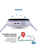 Philips W200A Akıllı Çocuk Saati Mor (Distribütör Garantili) thumbnail 6