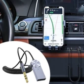 Araba için Bluetooth Aux Alıcısı Wireless Araç Kiti thumbnail 1