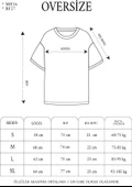 Unisex Basic Bisiklet Yaka Oversize T-shirt - Gri thumbnail 2
