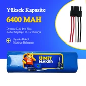 Dreame D20 Pro Plus Robot Süpürge 6400 mAh Batarya thumbnail 1