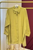 Nuss 3001 Oversize Basic Gömlek OLİVE thumbnail 3