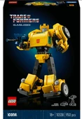 LEGO  Icons Bumblebee 10338 - Yetişkinler için Koleksiyonluk Robot Aksiyon Figürü Yapım Seti (950 Parça) thumbnail 5