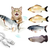 Hareketli Balık Kedi Oyuncağı Şarjlı thumbnail 4