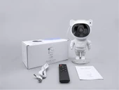 Çocuklara Özel Projeksiyon Astronot Lamba Speaker Sevimli thumbnail 2
