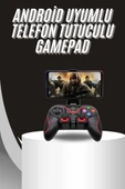 Kablosuz Oyun Kolu Bluetooth Joystick Gamepad Android Uyumlu thumbnail 1