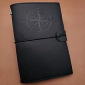 Siyah Deri Pusula Defter thumbnail 1