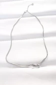 316L Çelik Silver Renk Kolye - TJ-BKO8528 thumbnail 2