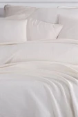 Ecocel Pike Örtü Çift Kişilik 200x230cm Karde Krem thumbnail 3