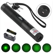 Ws-503 100mw Desen Başlıklı Şarjlı Yeşil Lazer Pointer thumbnail 1