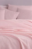 Ecocel Pike Örtü Çift Kişilik 200x230cm Karde PudraPembe thumbnail 3