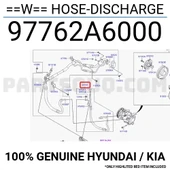 97762a6000 Mobis Kia Ceed  Klima Çıkış Borusu 2012-18 thumbnail 2