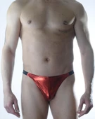 Erkek Kırmızı Lame Brazillian Slip thumbnail 3