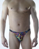 Erkek Renkli Desenli Brazillian Slip thumbnail 3