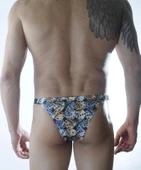 Erkek Zar Desenli Brazillian Slip thumbnail 2