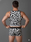 Erkek Desenli Tank Top Boxer Takımı thumbnail 3