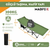 Madfox SteelRest Çelik Katlanır Kamp Yatağı Kampet thumbnail 4