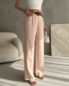 Beli Kemerli Keten Pantolon thumbnail 3