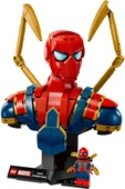 LEGO Marvel Iron Örümcek Adam Büstü 76326 – Yetişkinler için Dekoratif Yapım Seti (379 Parça) thumbnail 2