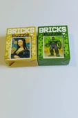 Bricks Puzzle 2’li Set – 10x15 cm Mini Yapboz thumbnail 3