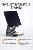 iPad & Tablet Yükseltici Stand – Ergonomik Masaüstü Tablet Tutucu thumbnail 3