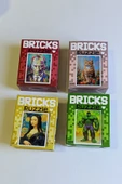 Bricks Puzzle 2’li Set – 10x15 cm Mini Yapboz thumbnail 1