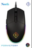 North Combat RGB Kablolu Oyuncu Mouse thumbnail 2