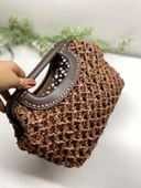Çanta Aksesuar 25 cm Suni Derili Lacivert  Renk Gizli Çanta Bursu Yeni Model thumbnail 2