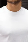 Erkek Kolları Dar Kesim Rahat Kalıp Basic Tişört thumbnail 3