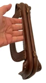 Çanta Aksesuar 25 cm Suni Derili Taba Renk Gizli Çanta Bursu Yeni Model thumbnail 3