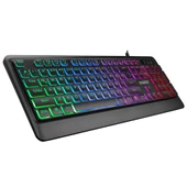 Everest KB-R59 FORZA Siyah Usb Rainbow Backlight klavye thumbnail 1