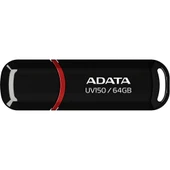 ADATA UV150-64GB USB3.2 Gen1 Black Flash Bellek thumbnail 1