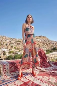 Etnik Desenli Saten Tulum thumbnail 6