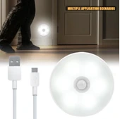 Hareket Sensörlü Usb Şarjlı Led Işık Lamba thumbnail 1