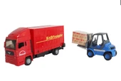 Man Kırmızı Kamyon ve Forklift thumbnail 2