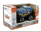 Çek Bırak Mini Off Road Mavi Polis Aracı thumbnail 2