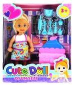 Cute Doll Mini Bebek Mutfak Oyun Seti thumbnail 1
