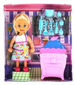 Cute Doll Mini Bebek Mutfak Oyun Seti thumbnail 3